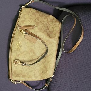 Authentic Coach purse- brown